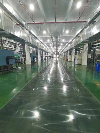 水泥地坪染色固化施工